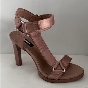 DKNY Blush Strappy Heels